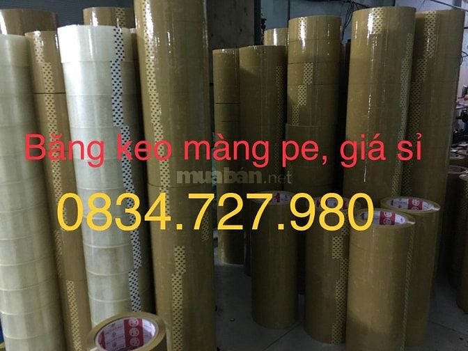 Băng keo tại Gò Vấp, trong, đục, giấy, giá sỉ.