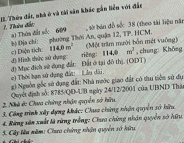 CHÍNH CHỦ CẦN BÁN GẤP GIÁ RẺ, 5,7x20, 114m2, KDC PHÚ NHUẬN