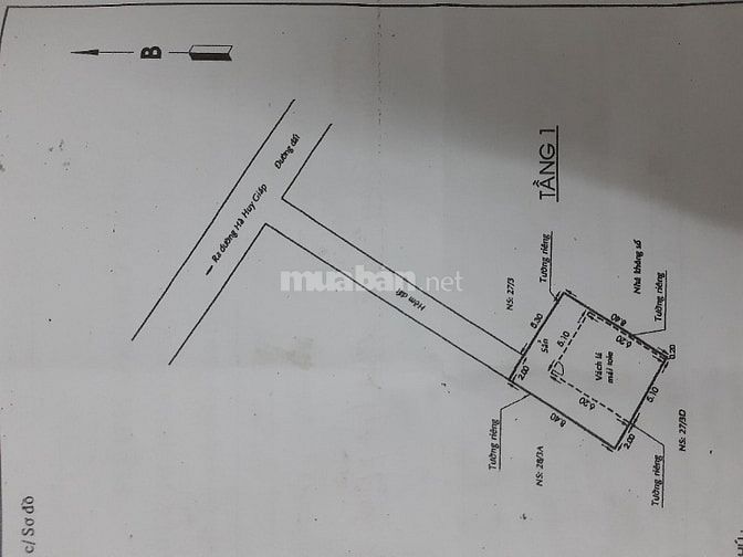 Nhà 55/10/3A Đường TL50, phường Th Lộc , SHR, DTSD 91,3m2, DTĐ 61,3m2