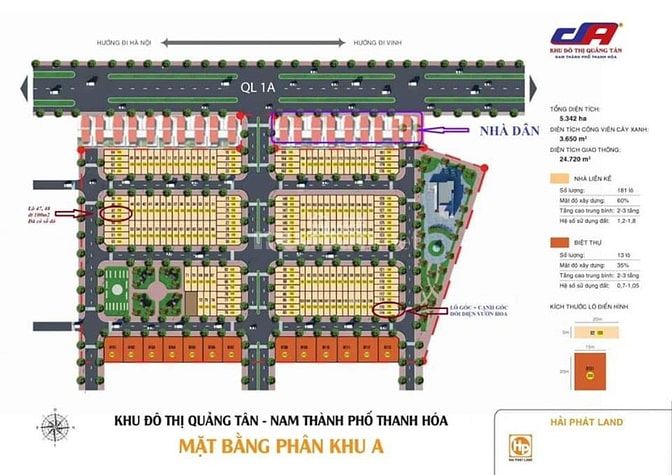 1,07 TỶ- bán LÔ VIP RẺ NHẤT MB80 QUẢNG XƯƠNG - Quốc lộ 1A THANH HÓA