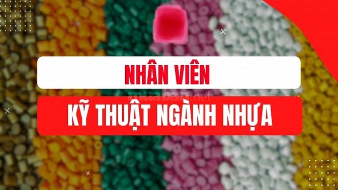 Công ty sản xuất đồ nhựa điện cần tuyển 01 kỹ thuật nhựa, yêu cầu nam