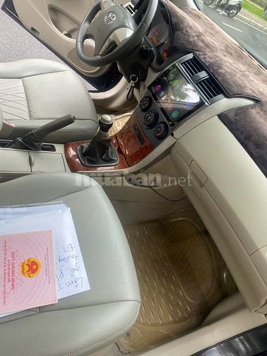 Đổi xe 7 chổ bán Corolla Altis số sàn 1 chủ mua mới đời 2008