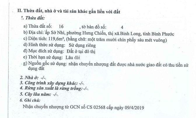 THÔNG BÁO BÁN ĐẤU GIÁ TÀI SẢN HÀNG VIB_ TẠI HƯNG CHIẾN - BP_L2