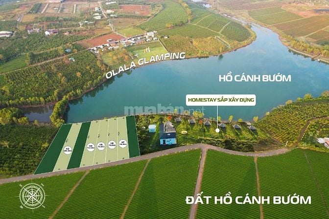 Chính chủ còn 3 lô hồ Cánh Bướm sát hồ full tc thị trấn Lộc Thắng 