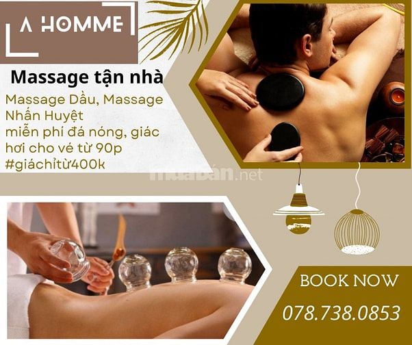 NHẬN MASSAGE CHO KHÁCH HÀNG NAM - NỮ - MẸ BẦU TPHCM