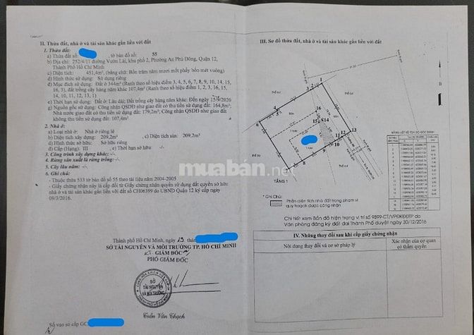 Bán nhà đường Vườn Lài, phường An Phú Đông, Q12, Tp.HCM