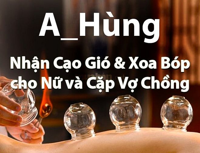 Nhận Cạo Gió Xoa Bóp cho Nữ và cặp Vợ Chồng. không nhận cho khách Nam