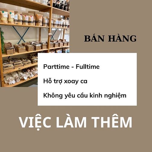 Việc làm thêm sinh viên quận Thủ Đức- Việc làm parttime