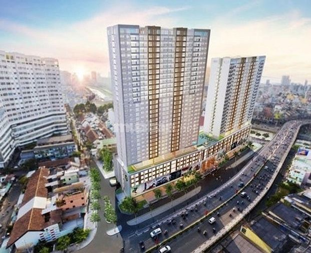 Căn hộ 38m2 giá 2.460ty. RiveGate Quận 4, view sông, sát cách Q1, Q7