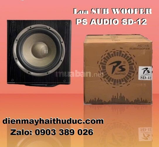 Loa Sub PS Audio SD-12 có 2 màu Đen và Trắng