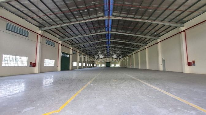 Cho thuê xưởng mới - KCN xã Đức Hòa, Long An tdt: 5.000m2, x : 2.300m2