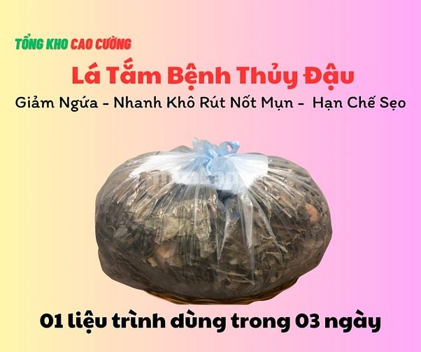 Lá tắm bệnh thủy đậu Đông y Cao Cường