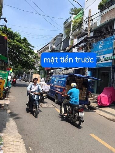 MẶT TIỀN QUẬN 10 GẦN BV 115 DT 64M2 CN ĐỦ, 2 MẶT - MẶT SAU 8M CÓ LỀ