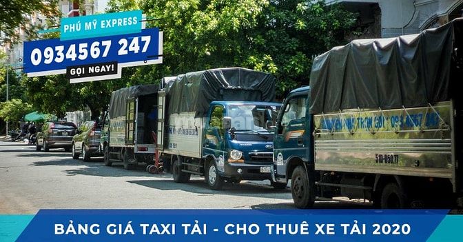 Bảng giá Dịch vụ Taxi tải – Cho thuê xe tải tại TPHCM