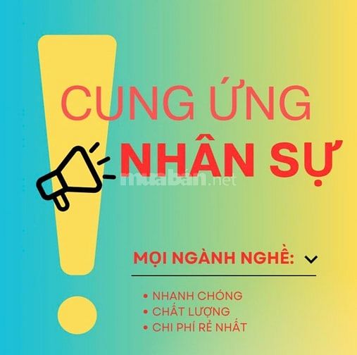 EM NHẬN TƯ VẤN TUYỂN DỤNG CUNG CẤP NHÂN SỰ MỌI NGHÀNH NGHỀ GIÁ RẺ .