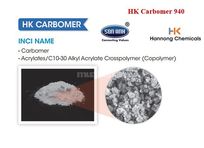 Bột tạo gel cho mỹ phẩm HK Carbomer 940