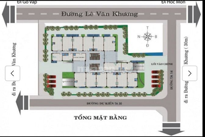 Bán gấp shop-house Võ Đình Apartment q12, dt 110m2