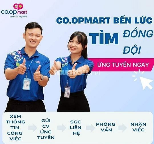 Việc Cần Người: Thu Ngân, Bán Hàng, Trực Quầy, Tạp Vụ, Bảo Vệ, NV Kho