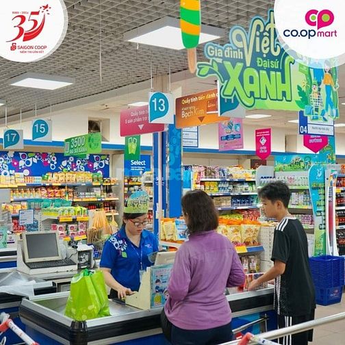 BỔ SUNG NHÂN VIÊN THU NGÂN LÀM VIỆC TẠI CO.OP MART TÂN PHÚ