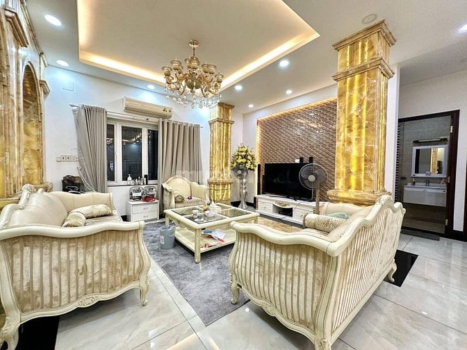 Biệt Thự VIP khu Cửu Long Trường Sơn Tân Bình 332m2 nở hậu 12.7M 