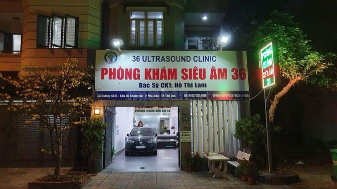 Phòng khám siêu âm 36 Đường 6, KDC Khang An. P.Phú Hữu. Tp Thủ Đức (gầ