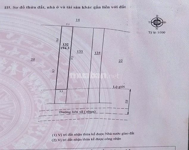 Bán lô đất nền mặt tiền, sẵn nhà, khu buôn bán sầm uất, ngay UBND