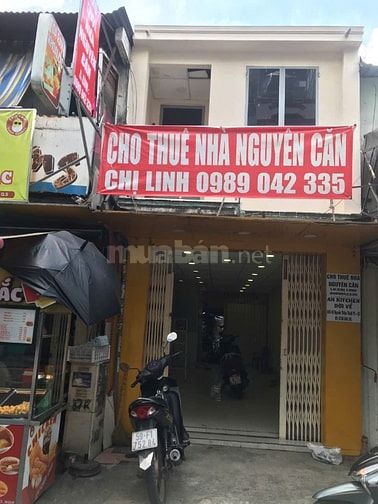 Cho thuê nhà 2 mặt tiền trước sau, phố ẩm thực Nguyễn Thượng Hiền