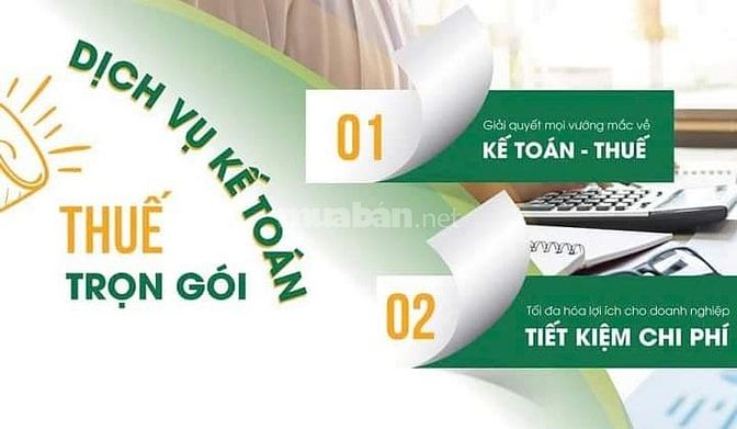 Dịch vụ kế toán thuế doanh nghiệp trọn gói