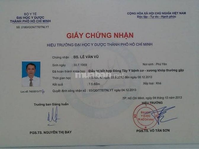 Bác sĩ châm cứu, vật lý trị liệu chữa liệt tận nhà TP HCM