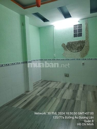 Cho thuê phòng riêng từ 15m2 đến 30m2 tại 322 Âu Dương Lân, Q8