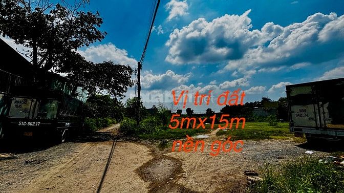 chính chủ bán gấp 75m2 ngay đường công nghệ mới, ấp 1 vĩnh lộc B