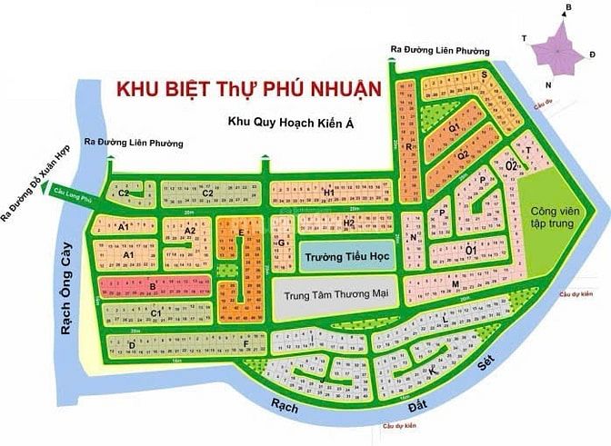 Chỉ còn vài nền ở KDC Biệt Thự Phú Nhuận,Q9 80m2 giá 1tỷ700.