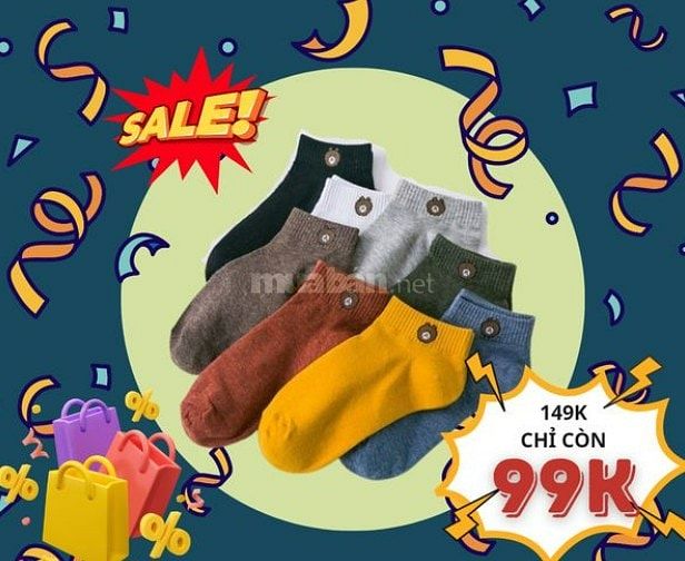 🐻 COMBO TẤT GẤU SIÊU YÊU – GIÁ CỰC HỜI CHỈ 99K 🐻