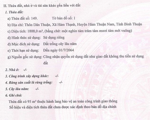 THÔNG BÁO BÁN ĐẤU GIÁ TÀI SẢN NGÂN HÀNG MSB LẦN 2_DÂN THUẬN, HÀM THẠNH