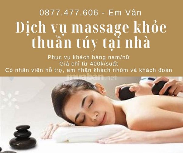 🌸 Dịch vụ Massage Tận Nhà – Chăm Sóc Sức Khỏe Thuần Túy 🌸