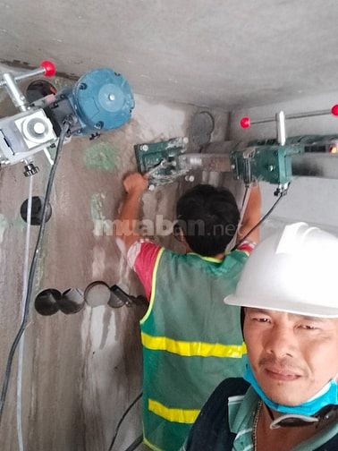 Chuyên khoan cắt bê tông khoan rút lõi 