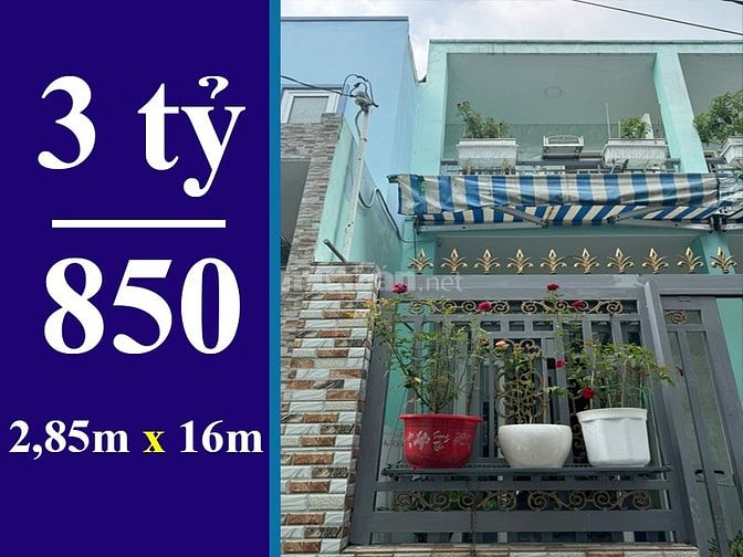 BÁN NHÀ HẺM 88 NGUYỄN VĂN QUỲ, QUẬN 7. DT: 2,85 X 16M, 1 LẦU