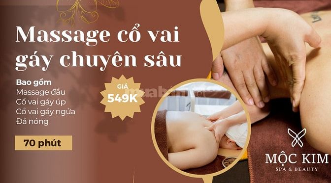 Mộc Kim Spa - Dịch vụ Massage cổ vai gáy chuyên sâu