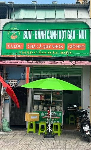 Sang mặt bằng, sang quán bánh canh Huỳnh Tấn Phát