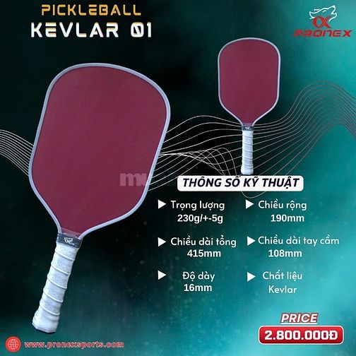 Vợt PICKLEBALL thương hiệu PRONEX