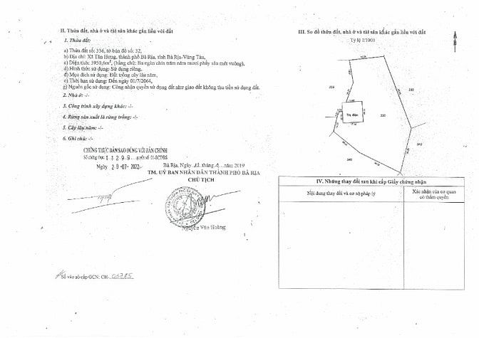 BÁN ĐẤT MẶT TIỀN ĐƯỜNG SỐ 32, BÀ RỊA – VŨNG TÀU (SỔ HỒNG RIÊNG)