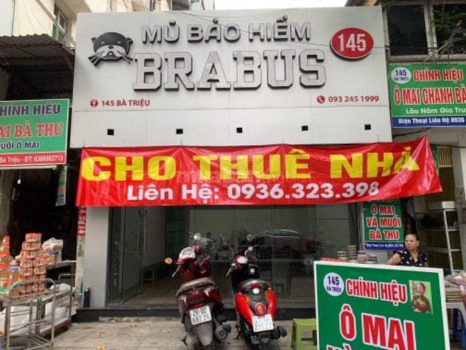 CHO THUÊ NHÀ MẶT PHỐ BÀ TRIỆU 