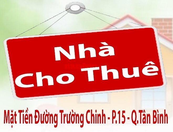 Nhà Cho Thuê Mặt Tiền Đường Trường Chinh P.15 Q.Tân Bình dt:4,5x40m 2L