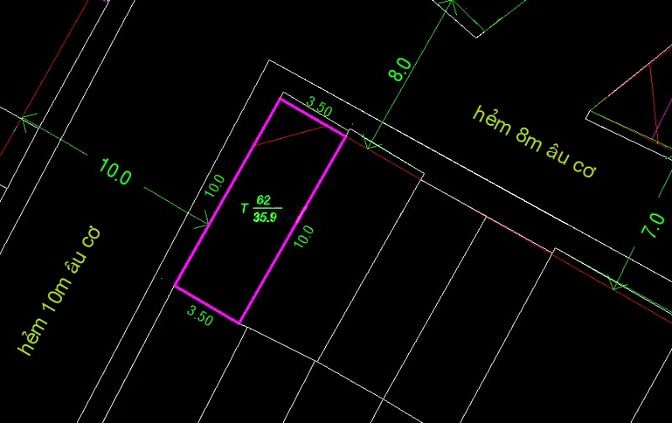 CĂN GÓC HẺM XE TẢI ÂU CƠ TIỆN KINH DOANH