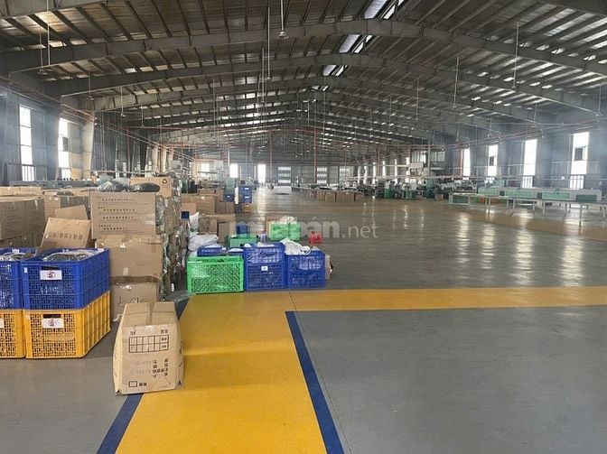 Bán kho xưởng KCN xã Bến Lức , Long An, đất : 13.000m2 , XD : 8.500m2