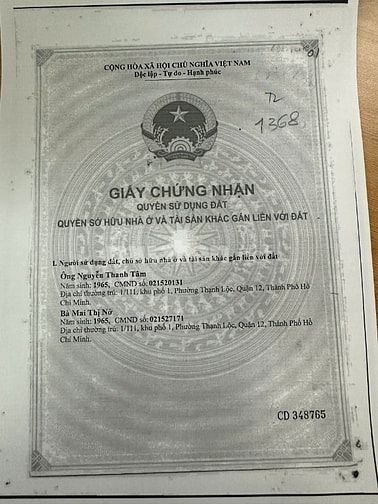  CHÍN CHỦ BANS LÔ  ĐẤT MẶT TIỀN TÂN XUÂN 