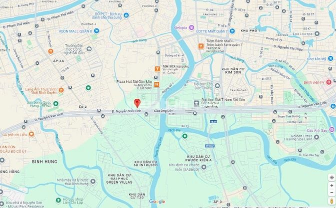 Cho thuê 5000m2 đất MT Nguyễn Văn Linh  Q.7- Gần ĐH Rmit