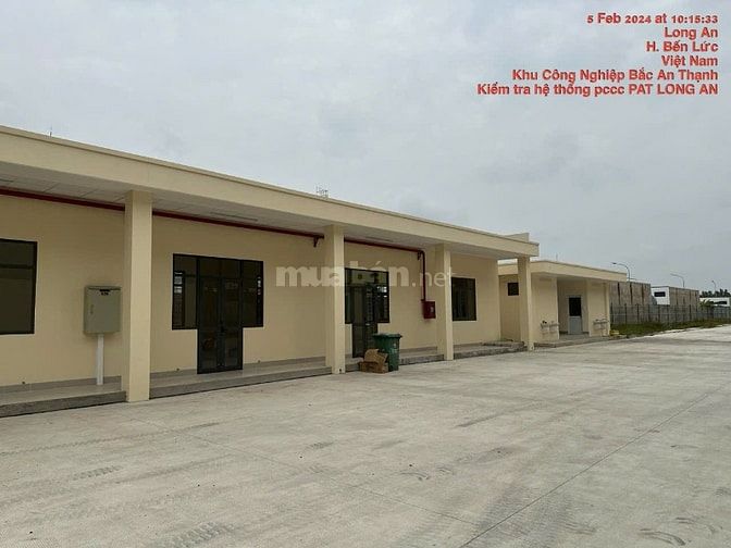 Cho thuê kho xưởng mới xây KCN Phú An Thạnh-Bến Lức,Long An,giá:80k/m2