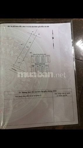 Đất thổ 300m2 mặt tiền đường Trần Văn Giàu