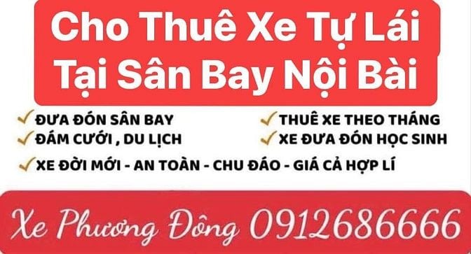 Cho thuê xe tự lái Phương Đông tại Miền Bắc 